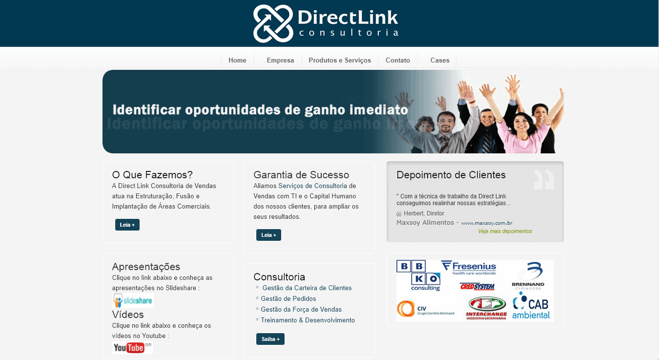 Histórico da Direct Link Consultoria